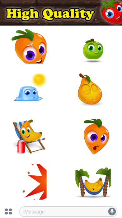 BANANAS: Animated Funny Cute Fruit Stickers screenshot 3