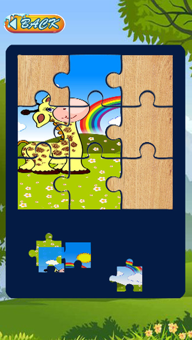 Animals Puzzle Games Jigsaw Giraffe Version screenshot 3
