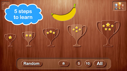 Fruits English spelling puzzle screenshot 2