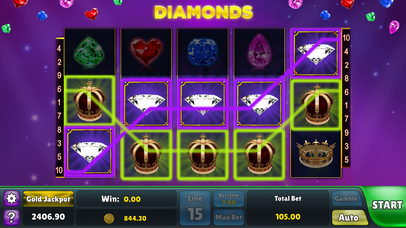 Shining Diamond: Slot Machine screenshot 3