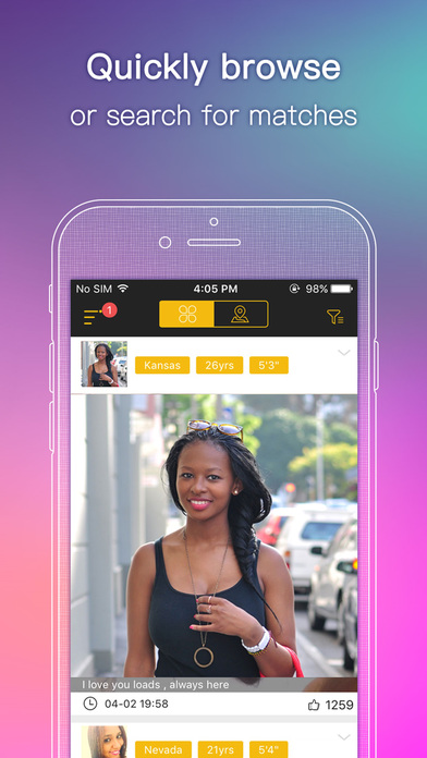 Sexy Black Dating-casual hook up app screenshot 4