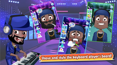 Crazy Rockstar Shave - Hair Beard Shave Salon Game screenshot 2