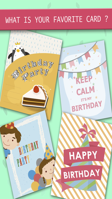 Happy birthday greeting cards & stickers – Pro screenshot 2