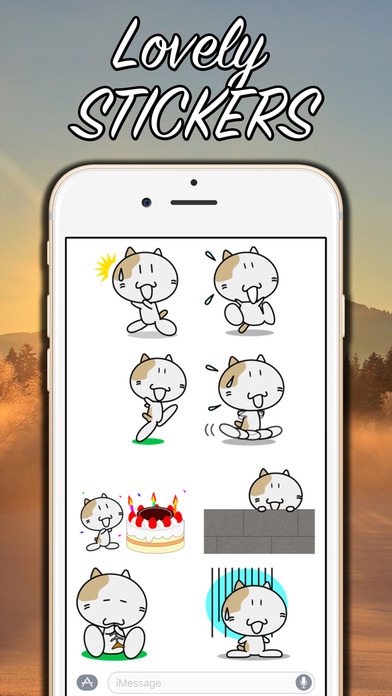 Anime Cat - New Stickers! screenshot 3