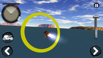 Flying Motorbike Stunt Simulation 3D screenshot 3