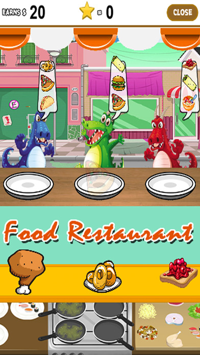 Food Restaurant Games For Dragon Version screenshot 2