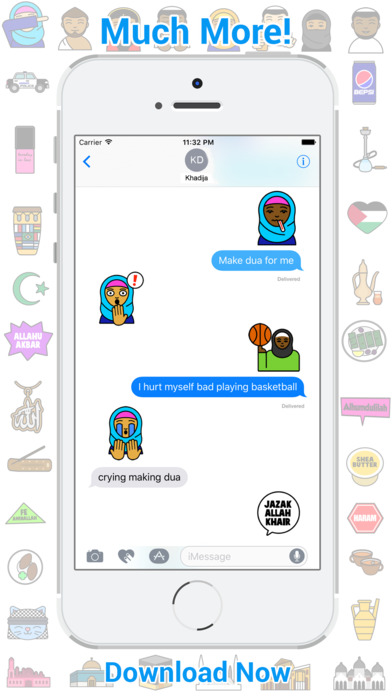 Islamoji - Islamic Emoji Keyboard + iMessage screenshot 4