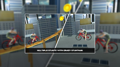 Rooftop Bicycle Stunts 3D screenshot 3