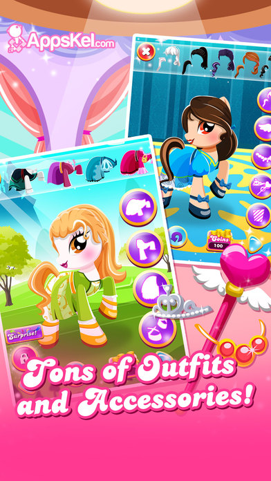 Princess Pony Girls 2 – Little Dress Up Games screenshot 2