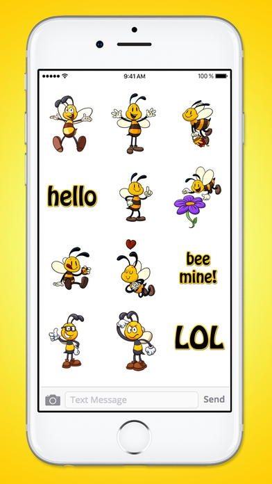 A Bees Life Bee and Flower Sticker Pack screenshot 3