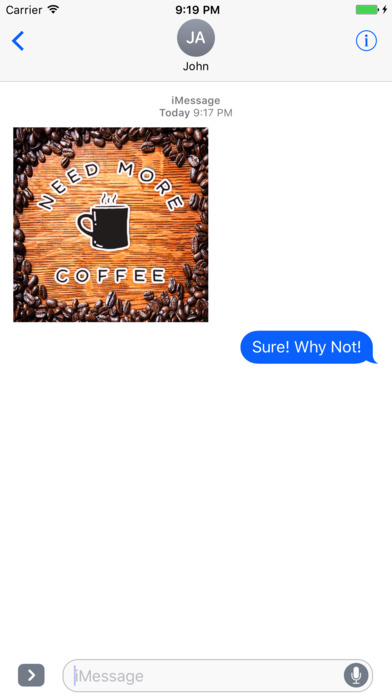 Coffee First Stickers screenshot 3