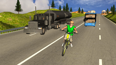Bicycle Rider Traffic Racer 17 screenshot 2