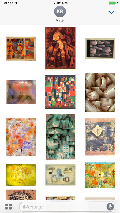 Paul Klee Artworks Stickers screenshot 4