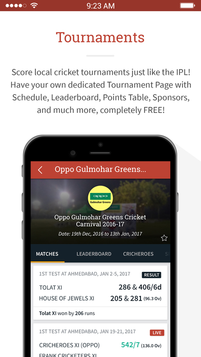 CricHeroes-Cricket Scoring App screenshot 3