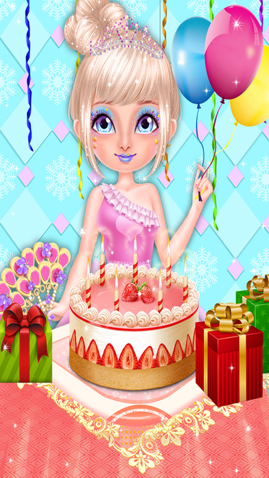 Princess Salon Birthday Party - Queen Makeover screenshot 3