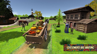 Horse Simulator Village Cargo Transport 2017 screenshot 2