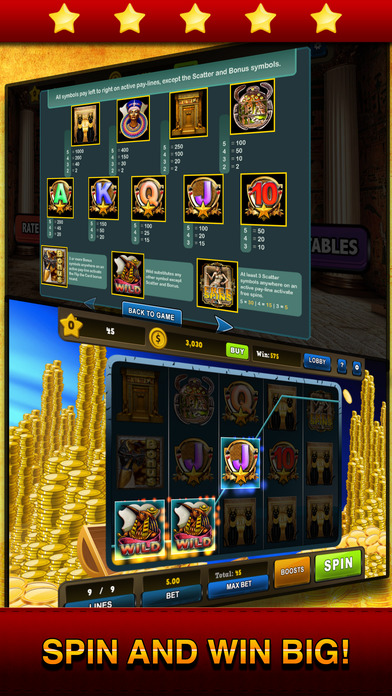 Pharaoh Slots - Addictive Egypt Slot machines screenshot 2