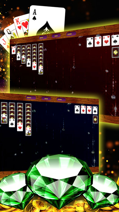 Green Diamond Solitaire – Emerald Cube Cards Game screenshot 3