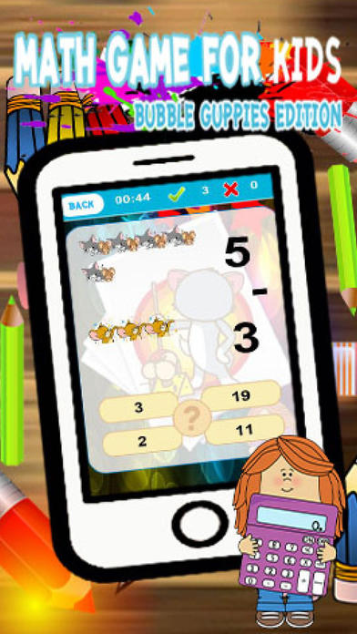 Cat Rat Cartoon Math Game Version screenshot 2