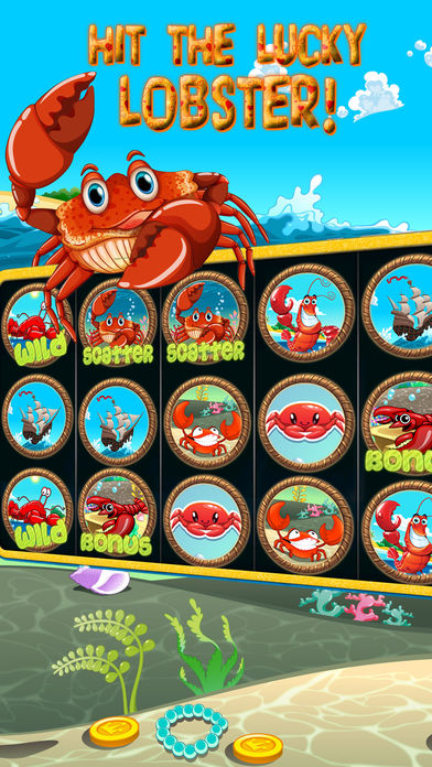 spinz of fortune - huge lobster slots casino game screenshot 2
