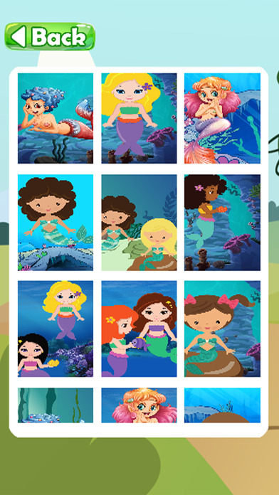 Beauty Mermaid Games Jigsaw Puzzles Version screenshot 2