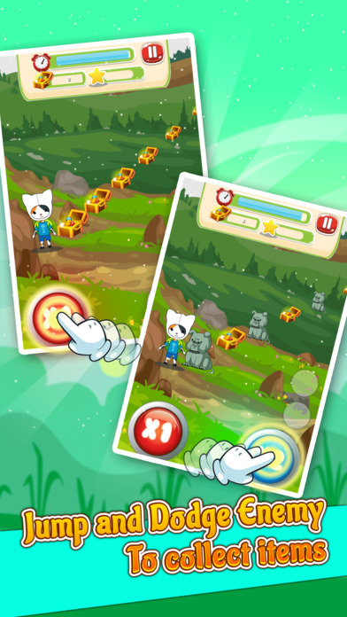 Tap Adventure Boy Cartoon Jumping Games Pro screenshot 2