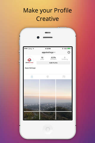 Photogrids Tile Maker & Grid for Instagram Profile screenshot 4