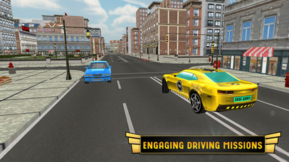 Taxi Driver Car Simulator : Speed Test Car Parking screenshot 3
