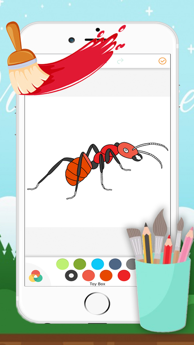 Ant Coloring Page Drawings Book for kids screenshot 4