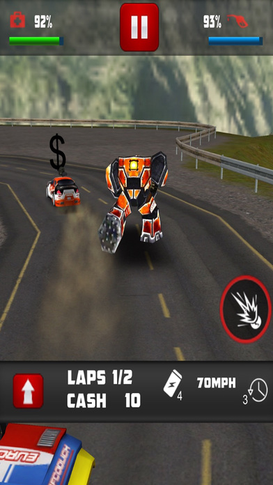 Motor Robot Race – Steel Armor Robot Game screenshot 3