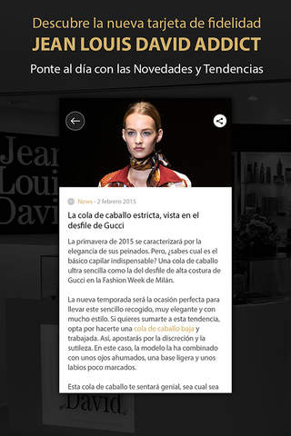 Jean Louis David ADDICT Spain screenshot 3