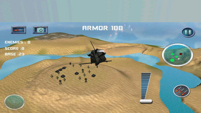 Helicopter Gunship Combat Fire Lands screenshot 2