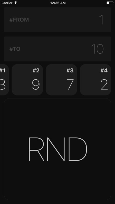 RNDPRO Random Number Generator screenshot 2