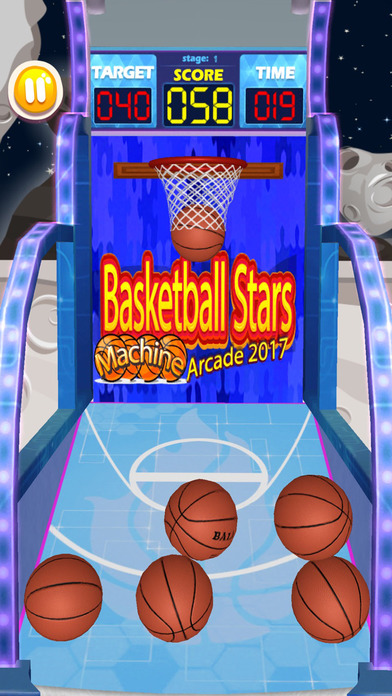 Basketball Arcade - Stars Shooting Hoops screenshot 2
