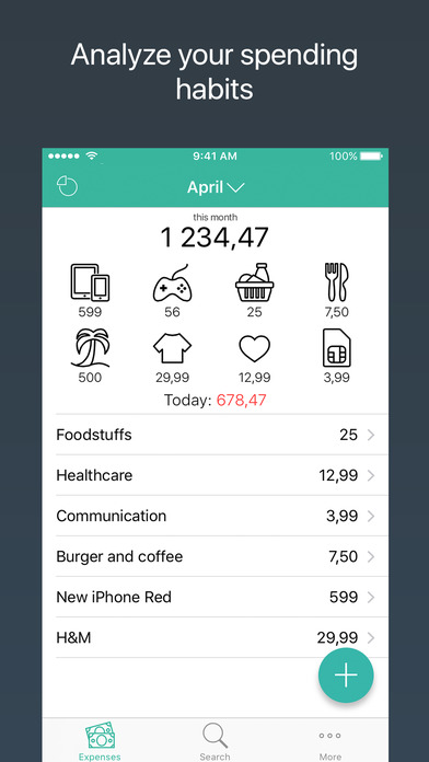 Budget: spending tracker, money and finance screenshot 2