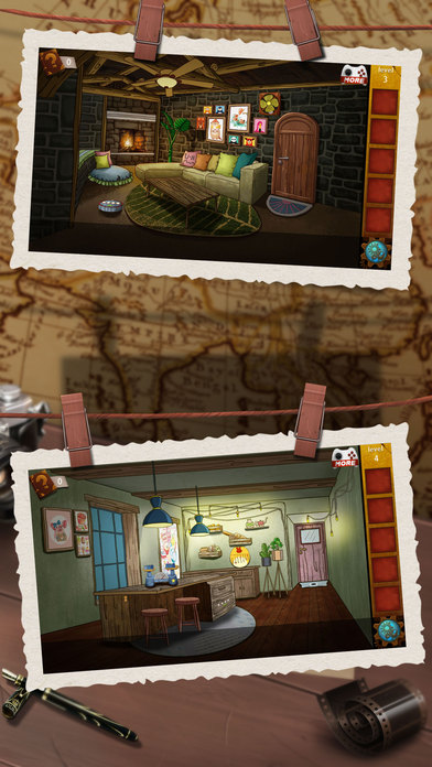 Puzzle Room Escape Challenge game :Colored Rooms screenshot 2