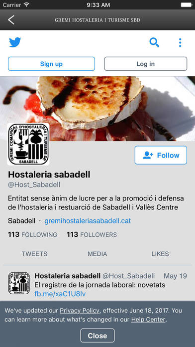 Gremi d'Hosteleria de Sabadell screenshot 2