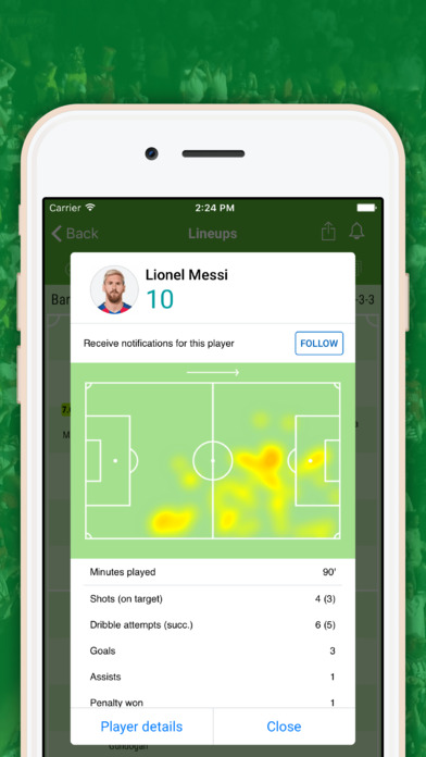 Scores app screenshot 3