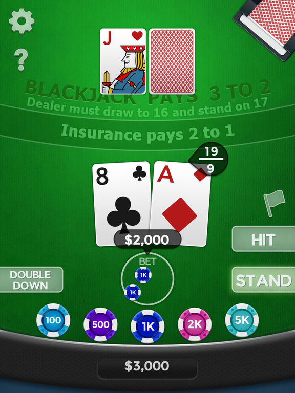 Blackjack 21 Free!screeshot 1