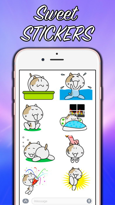 Anime Cat - New Stickers! screenshot 2