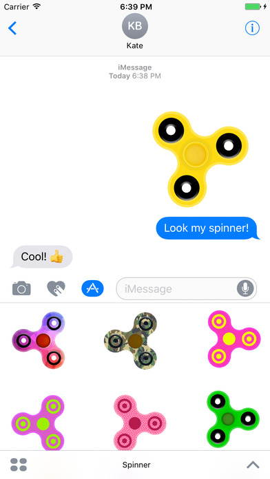 Spinner Animated Stickers Pack screenshot 2