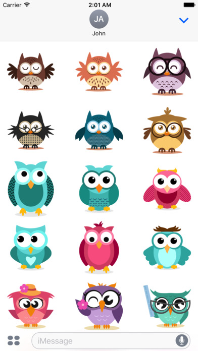 Owl Sticker screenshot 3