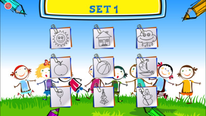 Coloring Books on Easy Draw Cartoon With Kids screenshot 2