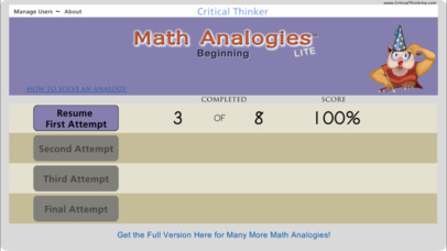 Math Analogies™ Beginning (Lite) screenshot 3