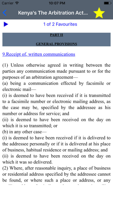 Kenya's The Arbitration Act, 1995 screenshot 4