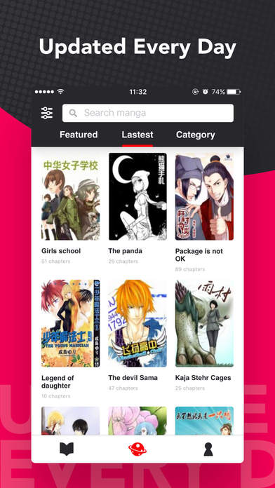 Manga books - updated daily screenshot 2