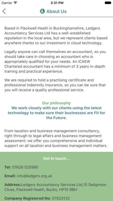 Ledgers Accountancy Services screenshot 2