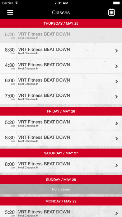 VRT Fitness screenshot 3