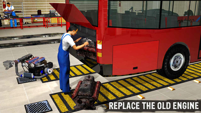 Big Bus Mechanic Simulator: Repair Engine Overhaul screenshot 2