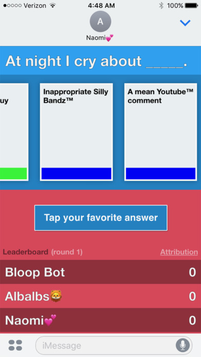Bloopers - A card game of LOL vs OMG screenshot 2
